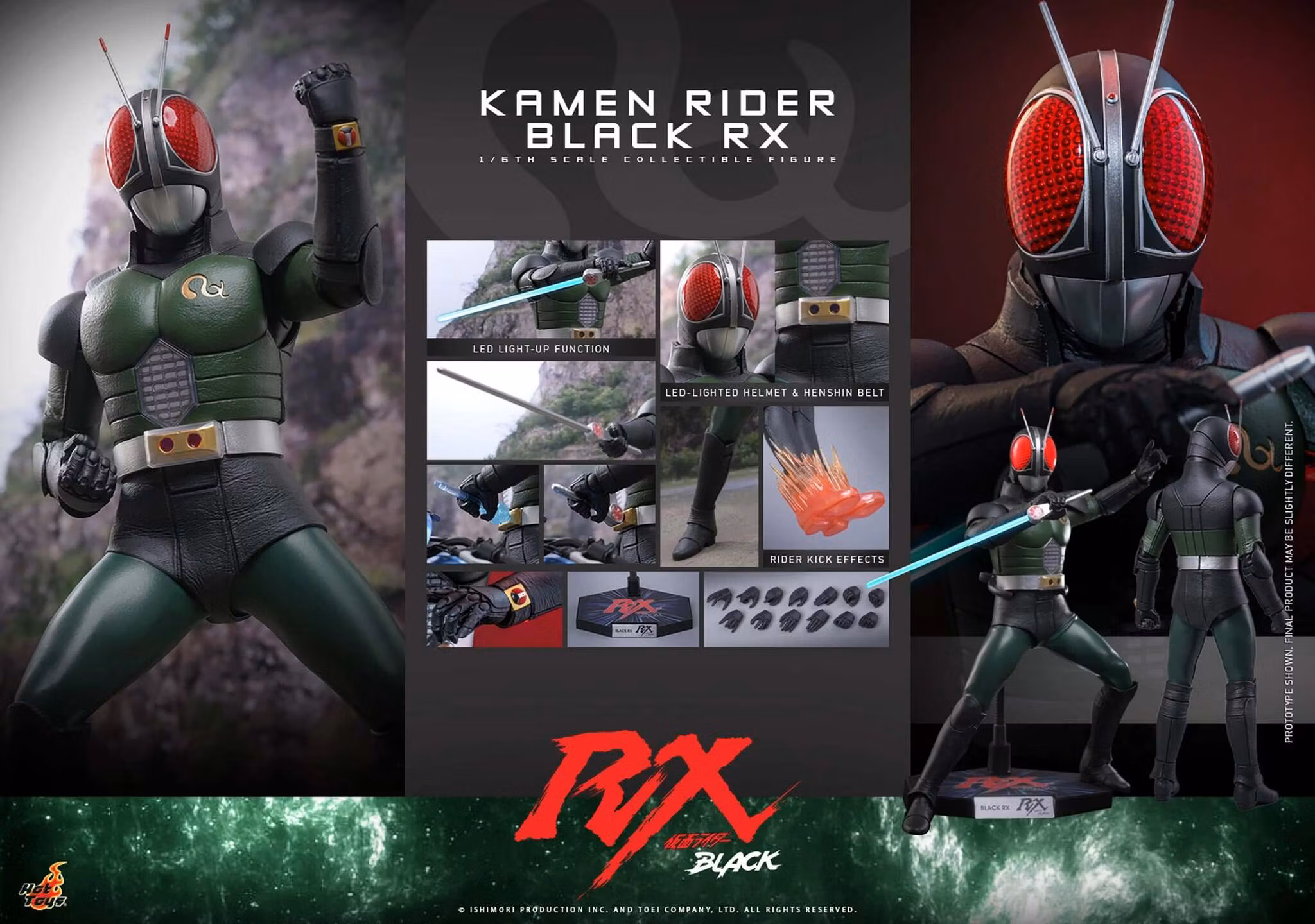 Kamen Rider Black RX TMS179 Kamen Rider Black RX 1/6th Scale Collectible Figure
