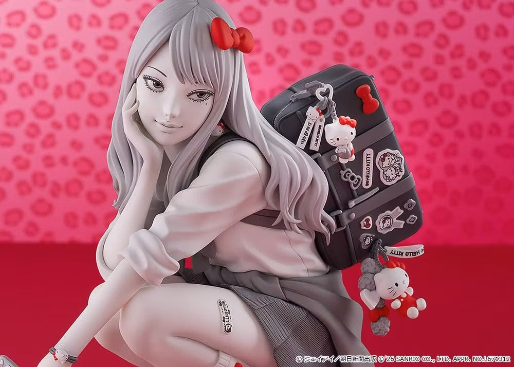 Junji Ito Gyaru Tomie x Hello Kitty Figure
