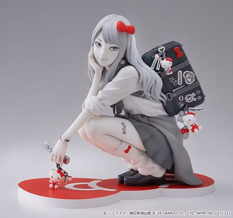 Junji Ito Gyaru Tomie x Hello Kitty Figure