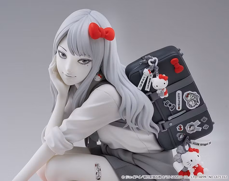 Junji Ito Gyaru Tomie x Hello Kitty Figure