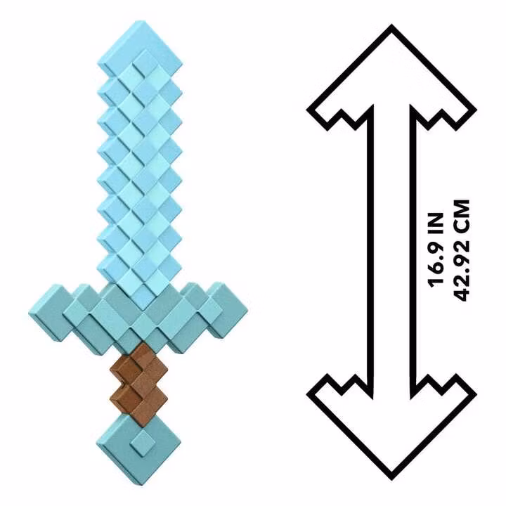 Minecraft Roleplay Replica Diamond Sword