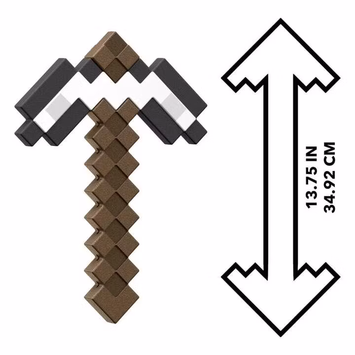 Minecraft Roleplay Replica Iron Pickaxe
