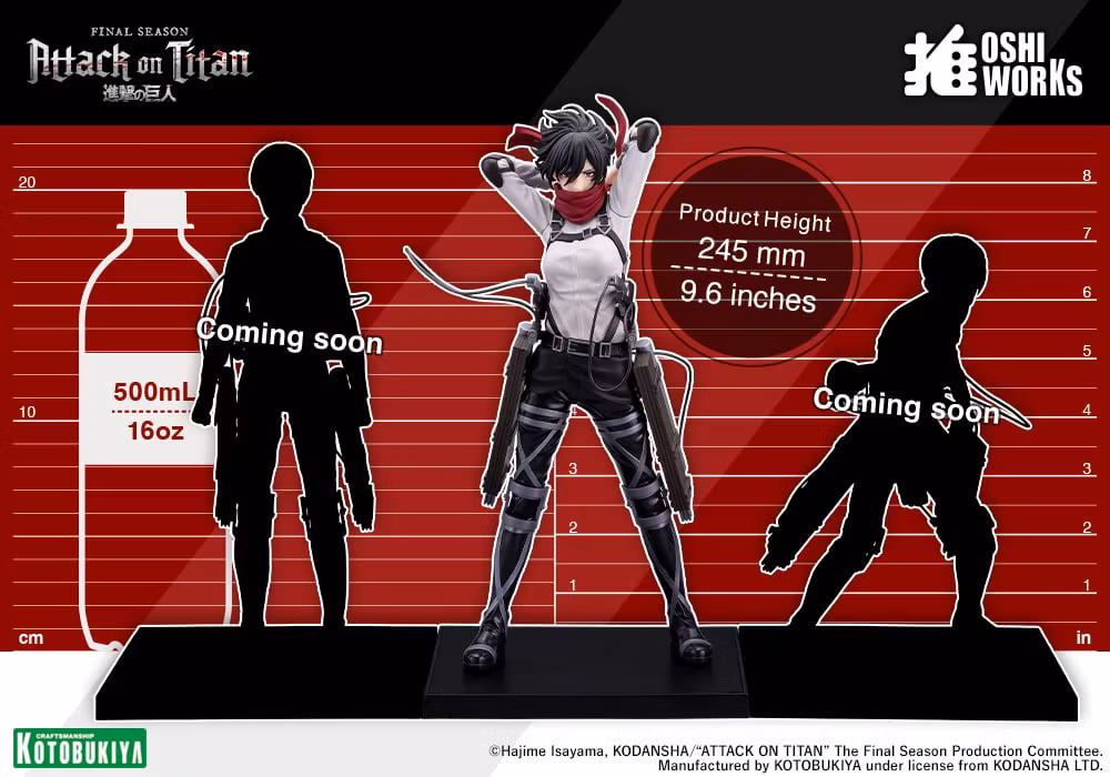 Attack on Titan Oshi Works Mikasa Ackerman (The Final Season Ver.) Figure