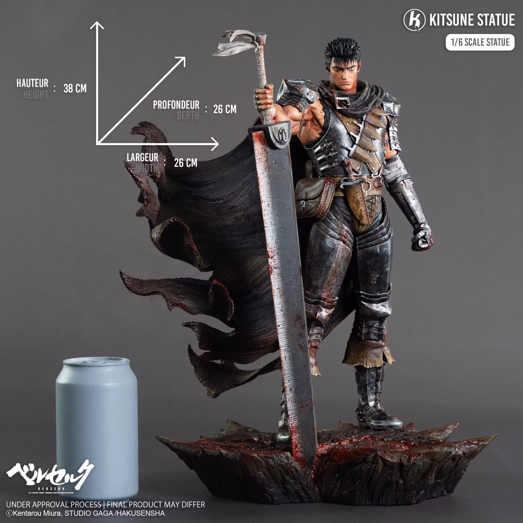 Berserk Guts 1/6 Scale Limited Edition Statue