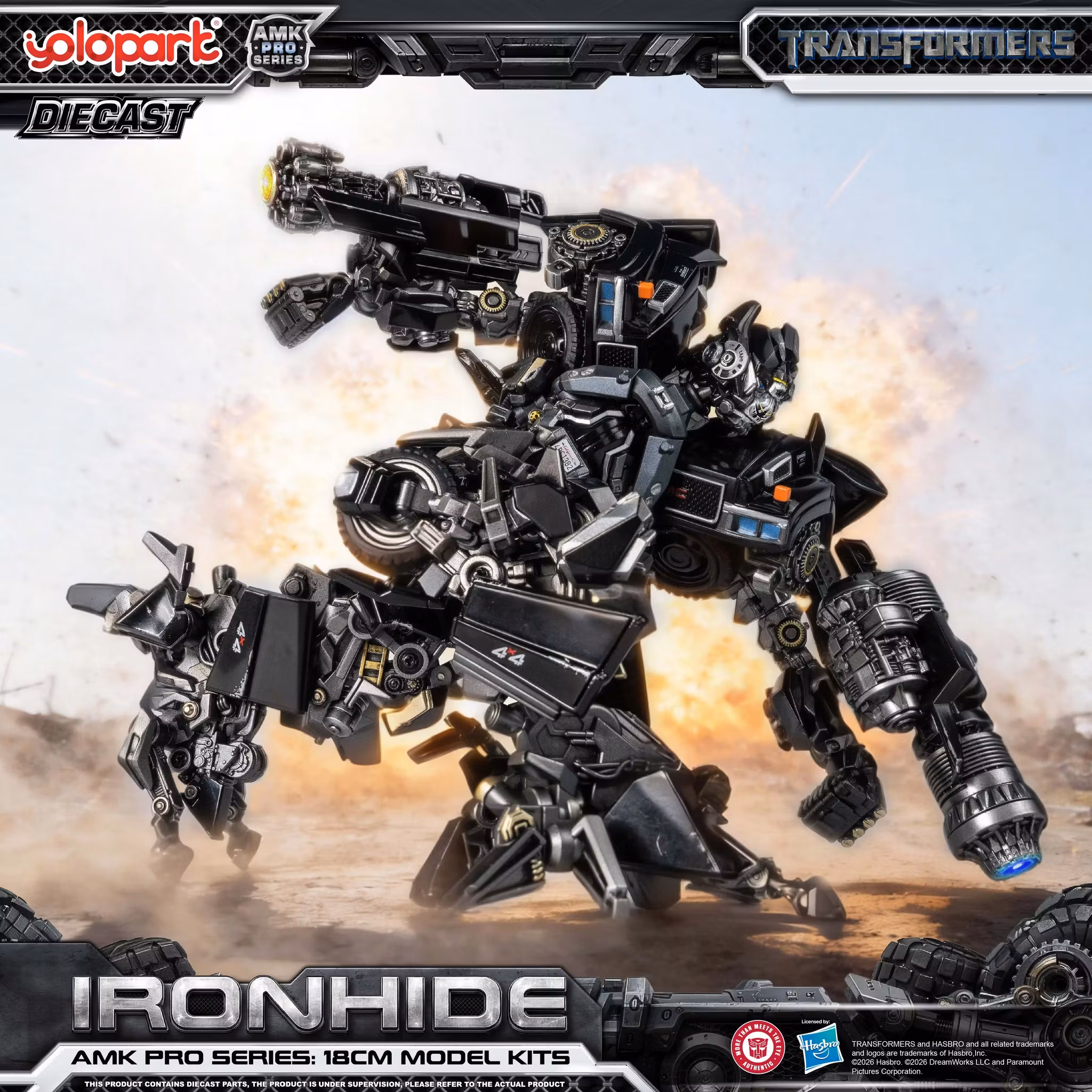 Transformers (2007) AMK Pro Ironhide Model Kit
