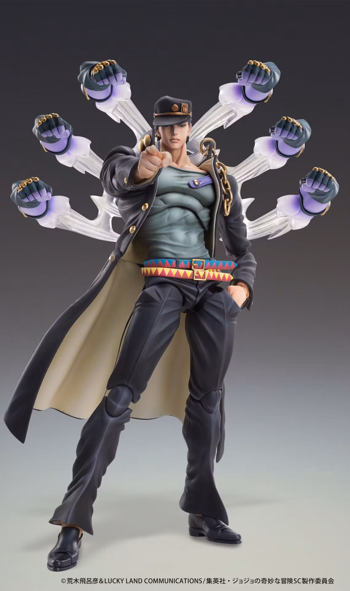 JoJo's Bizarre Adventure: Stardust Crusaders Super Action Statue Jotaro Kujo (Ver.2) Action Figure