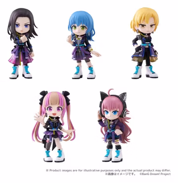 BanG Dream! PalVerse Set of 5 Figures + 1 Random Figure