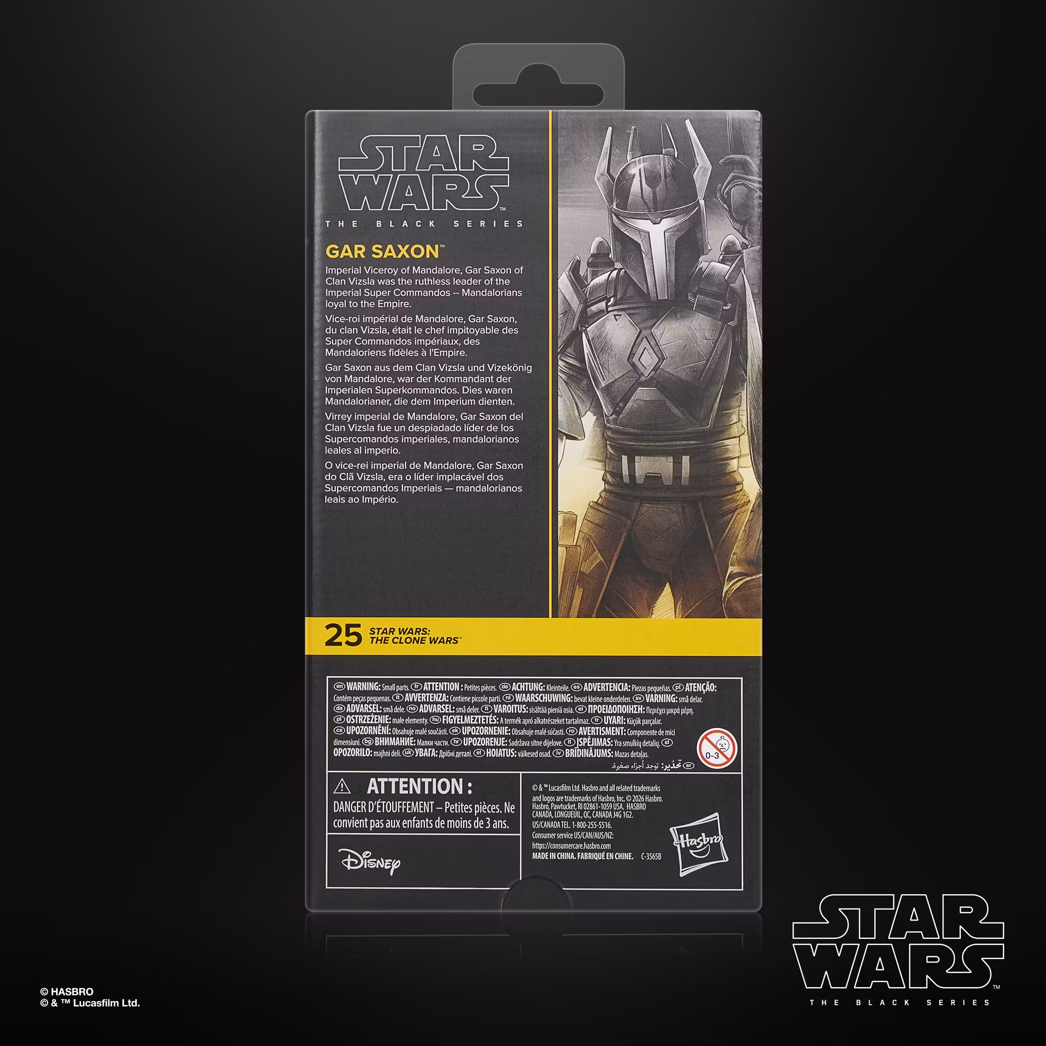 Star Wars: The Black Series Gar Saxon (The Clone Wars) Action Figure