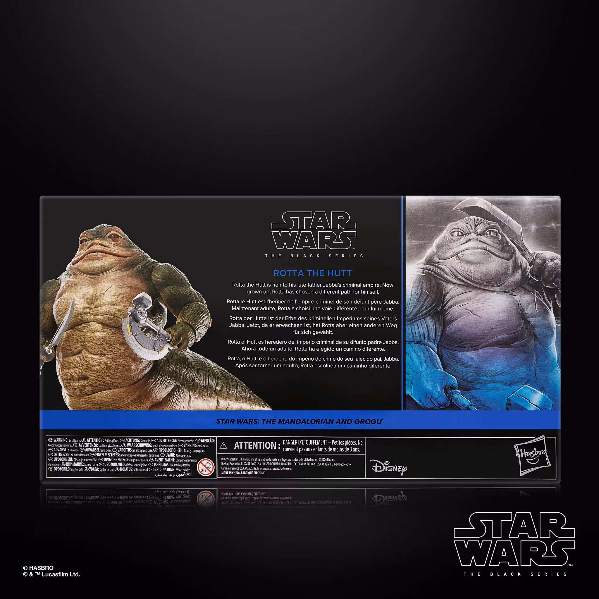 Star Wars: The Black Series Rotta the Hutt (The Mandalorian and Grogu) Action Figure