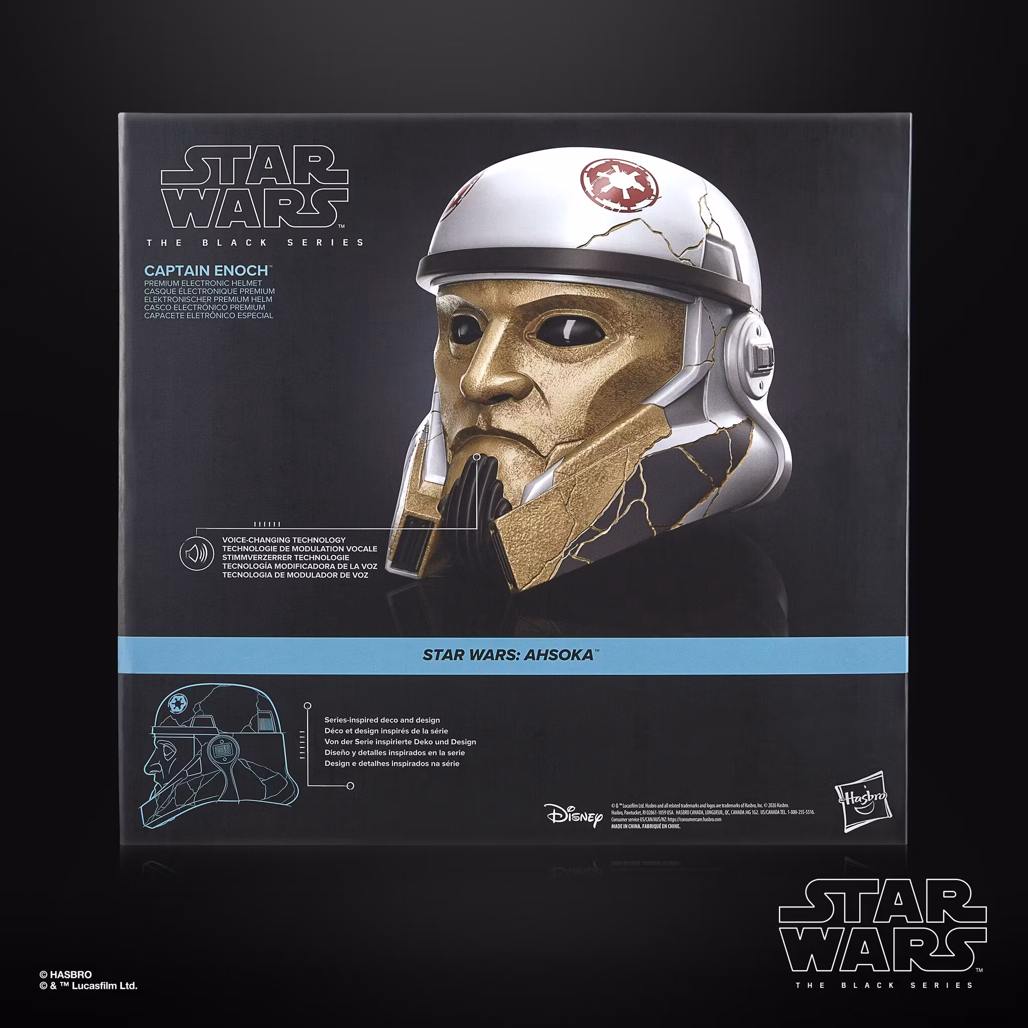 Star Wars: The Black Series Captain Enoch (Ahsoka) 1:1 Scale Wearable Electronic Helmet