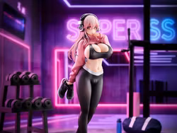 Nitroplus Super Sonico (Exercise Ver.) 1/6 Scale Figure