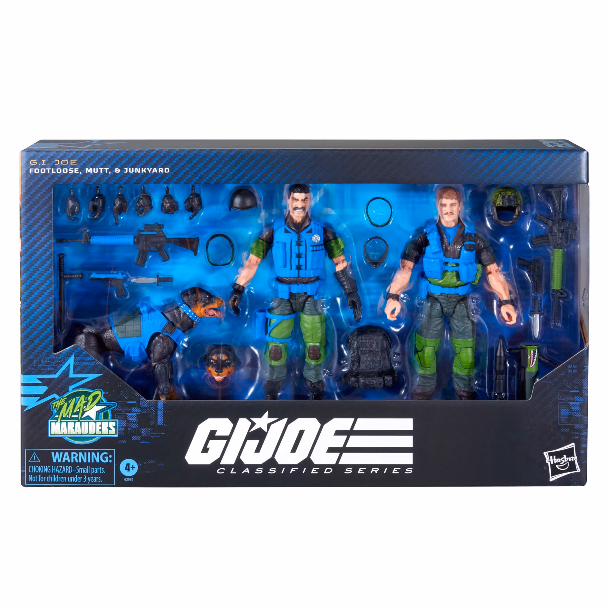 G.I. Joe Classified Series #220 Mad Marauders Footloose, Mutt & Junkyard Action Figure Three-Pack