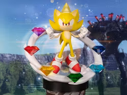 Sonic Frontiers Super Sonic Statue