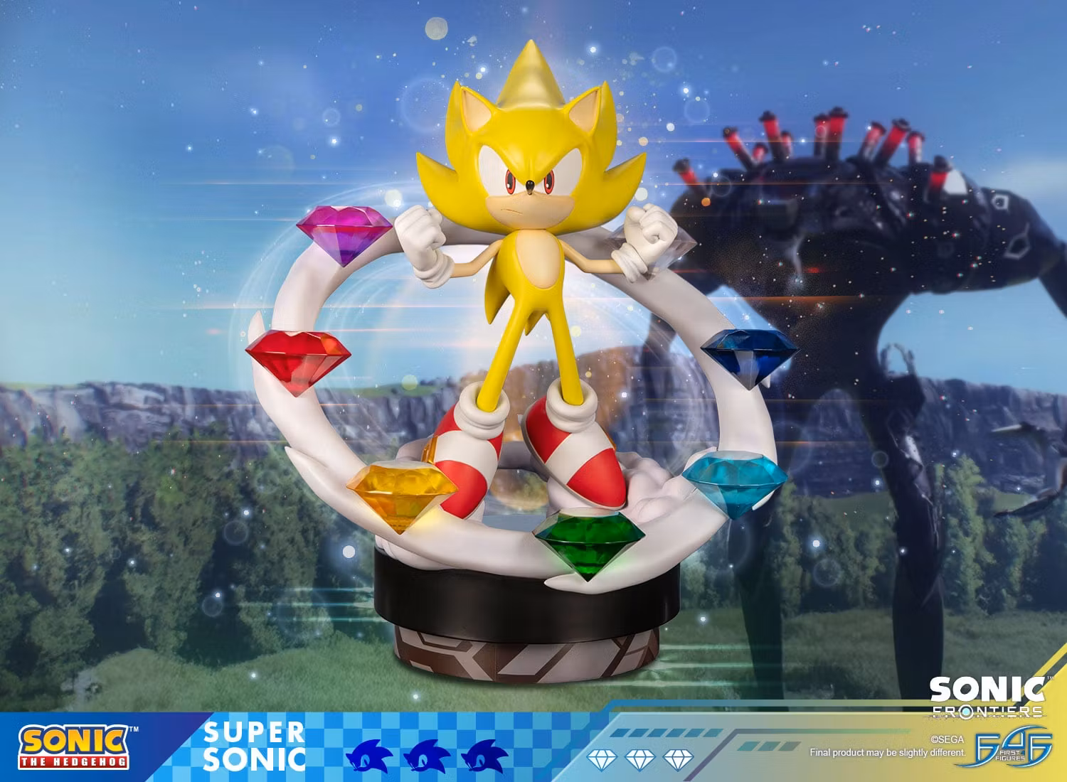 Sonic Frontiers Super Sonic Statue