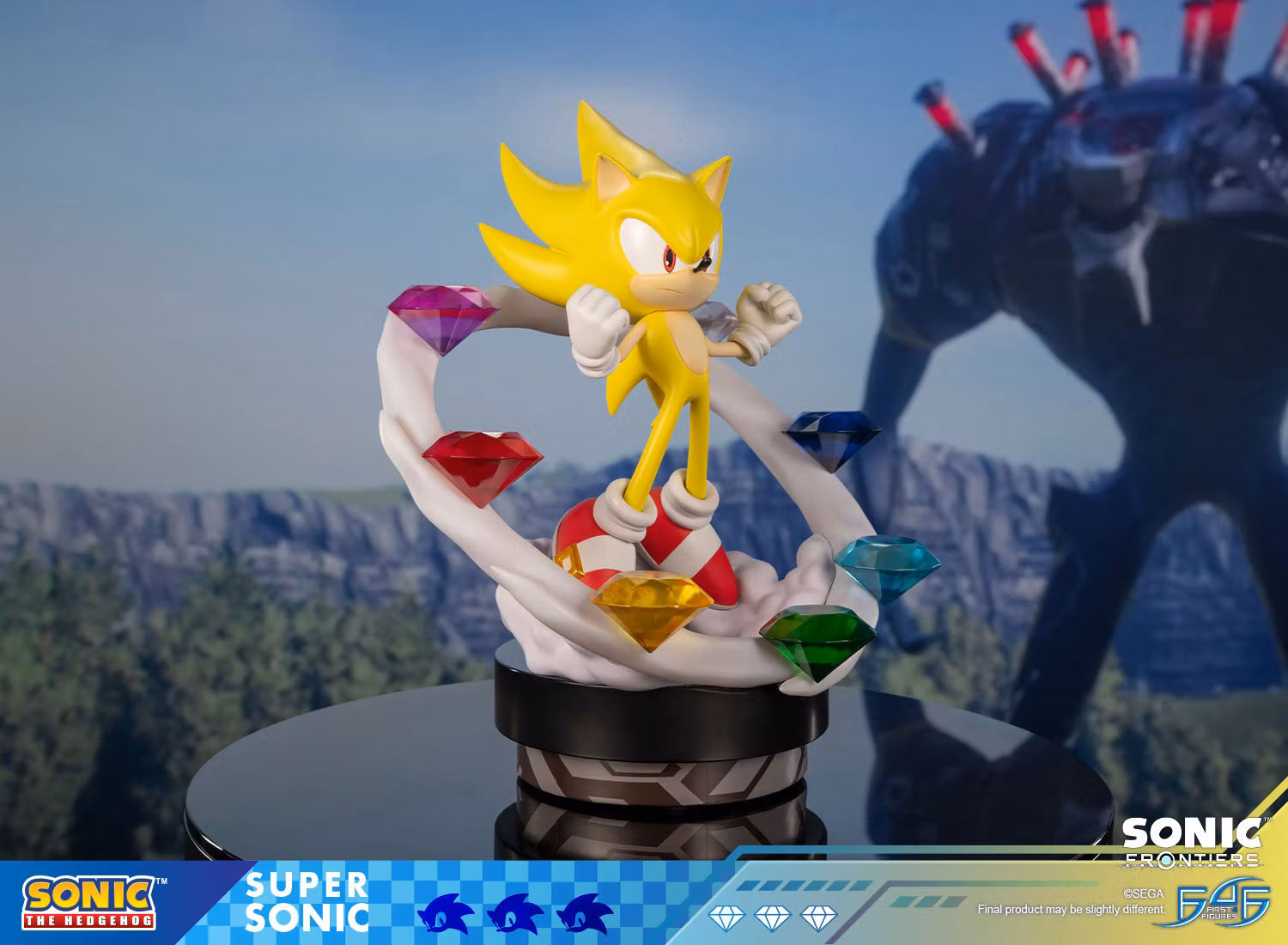 Sonic Frontiers Super Sonic Statue
