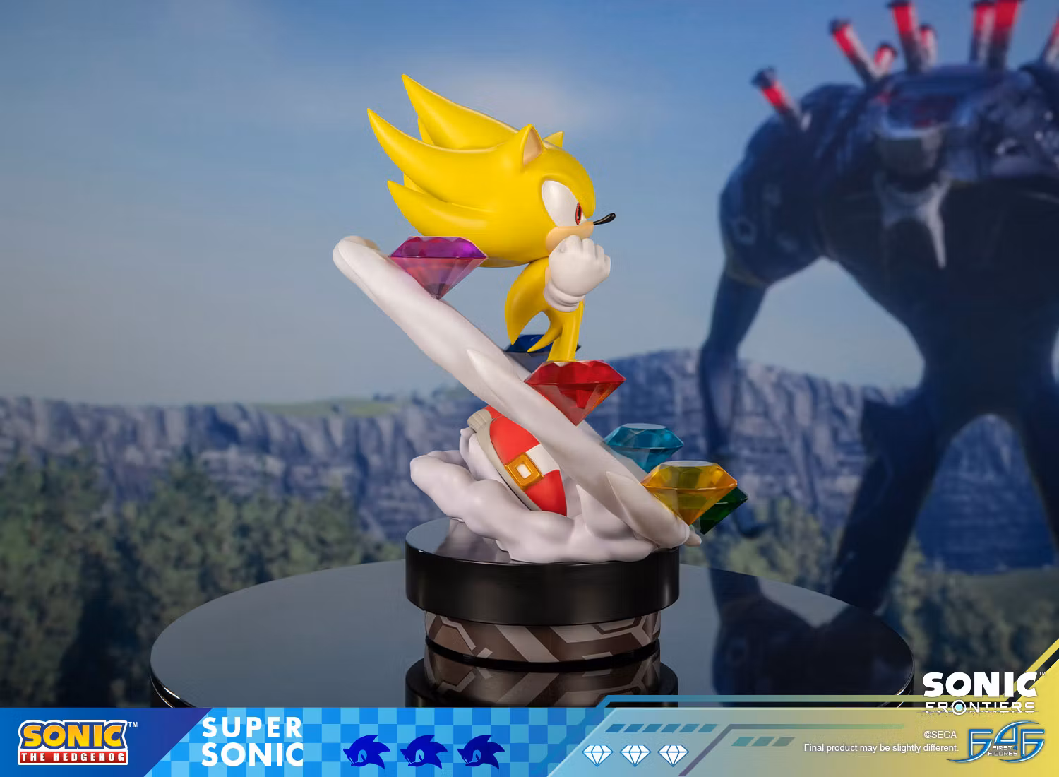 Sonic Frontiers Super Sonic Statue