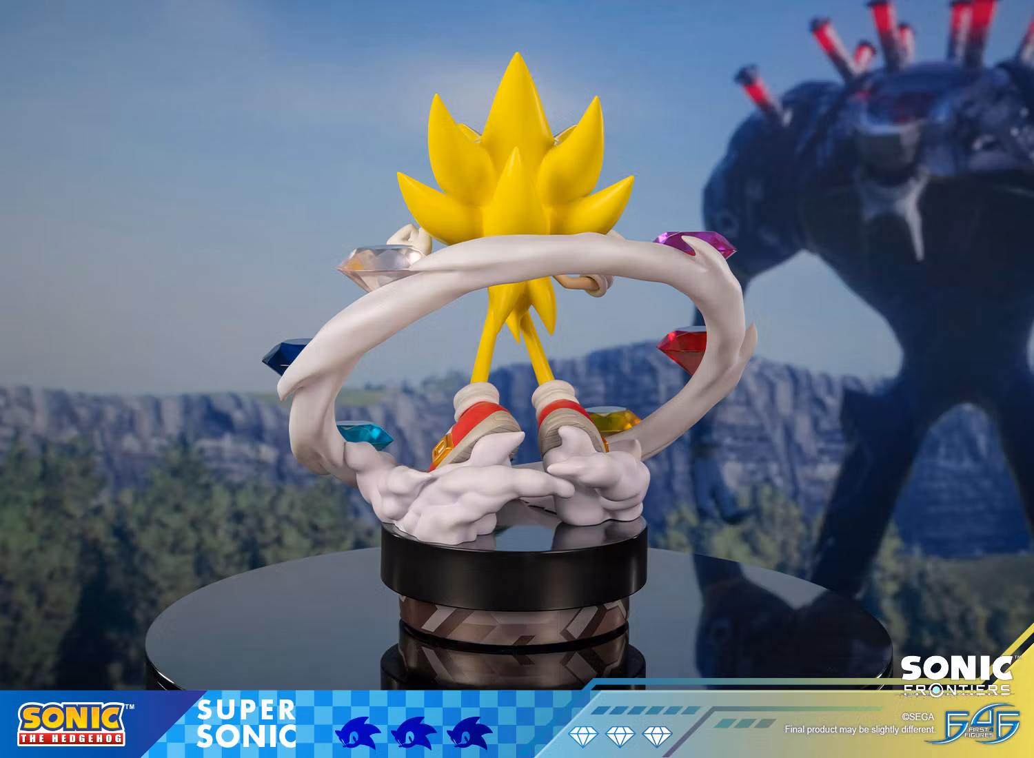 Sonic Frontiers Super Sonic Statue