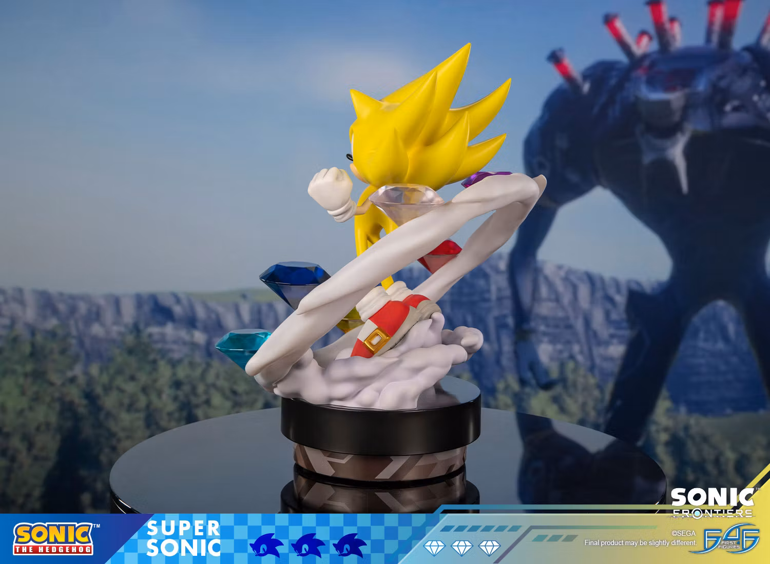 Sonic Frontiers Super Sonic Statue