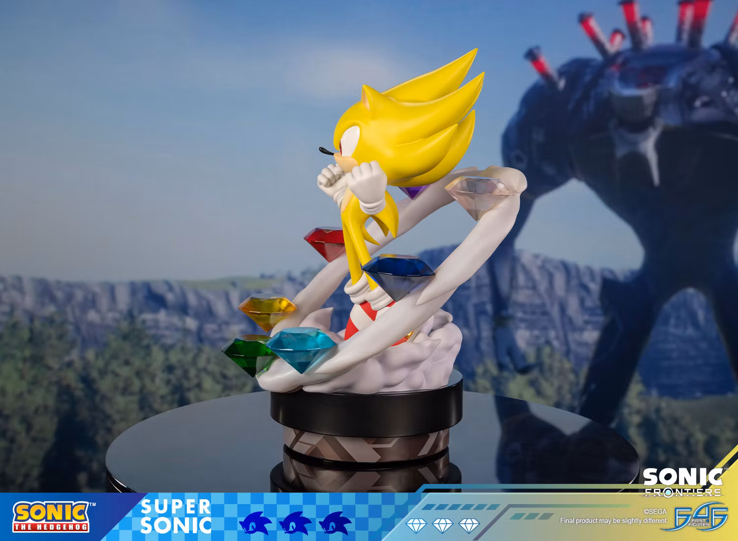 Sonic Frontiers Super Sonic Statue