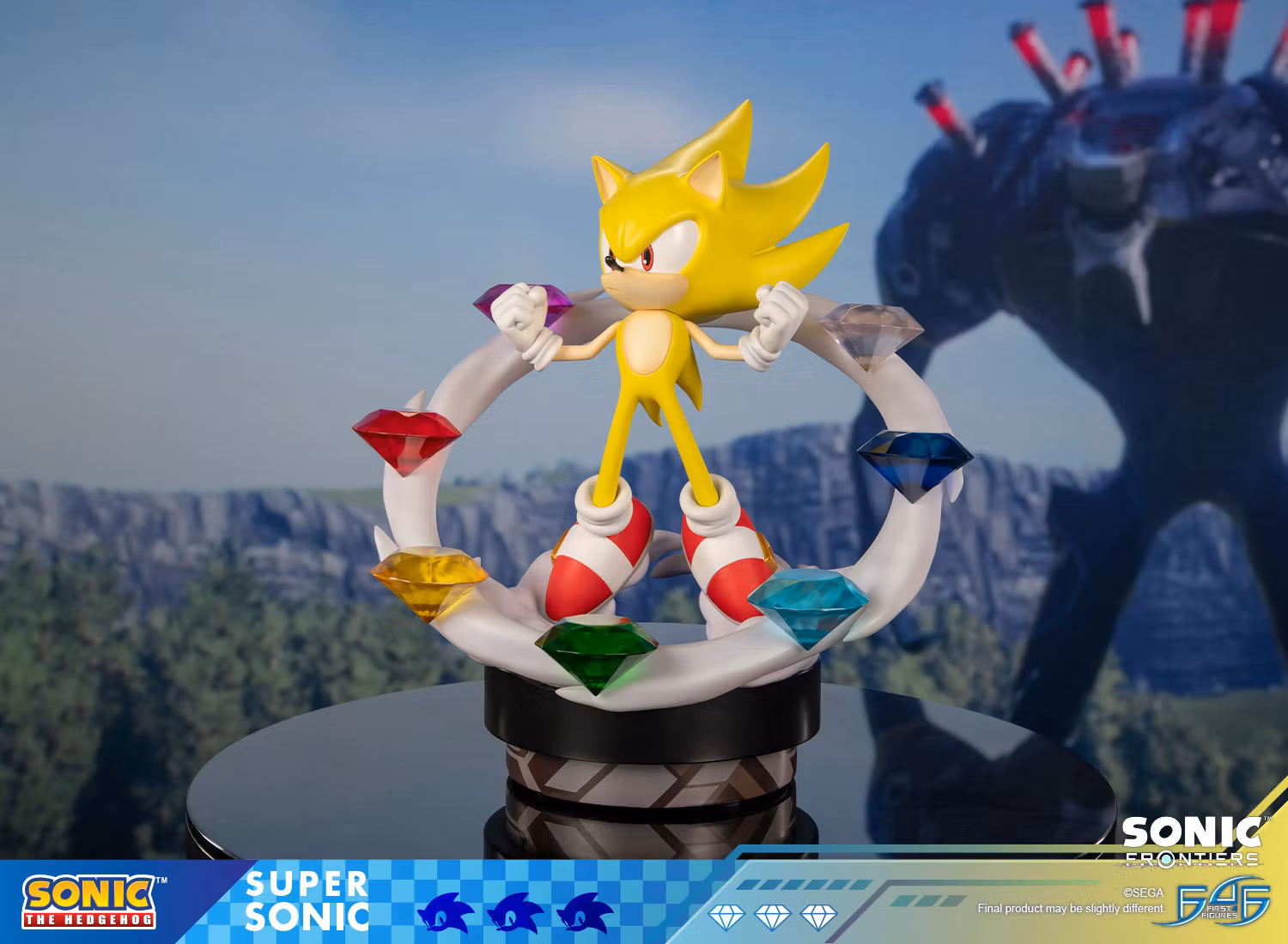Sonic Frontiers Super Sonic Statue