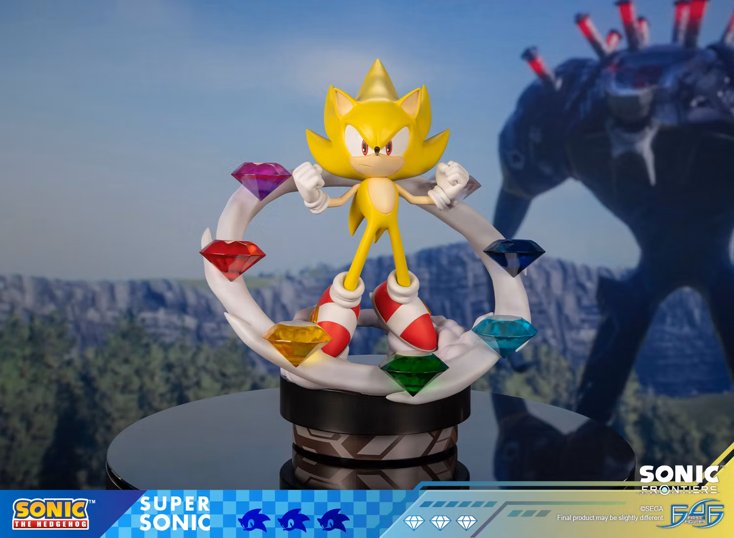 Sonic Frontiers Super Sonic Statue