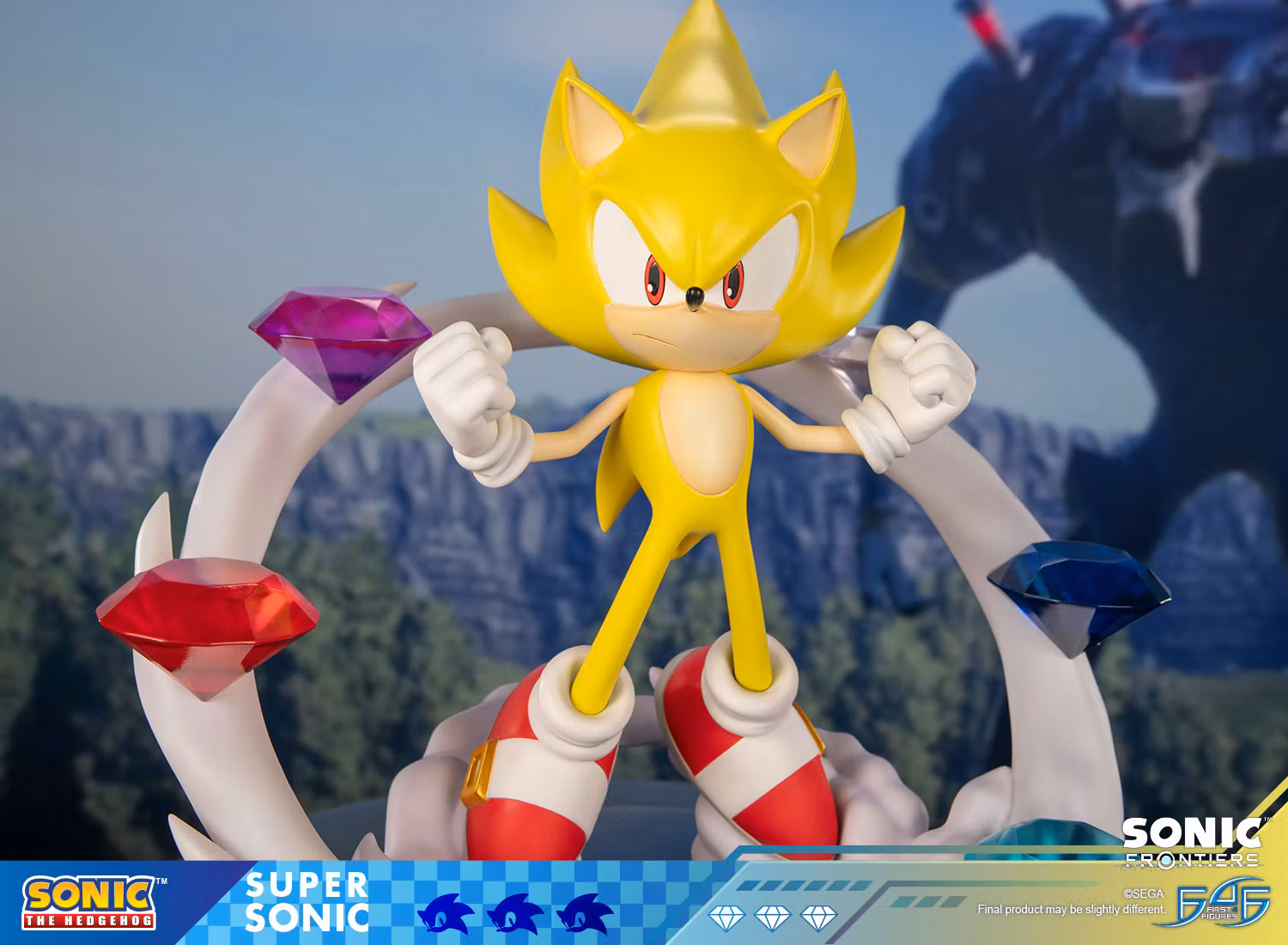 Sonic Frontiers Super Sonic Statue
