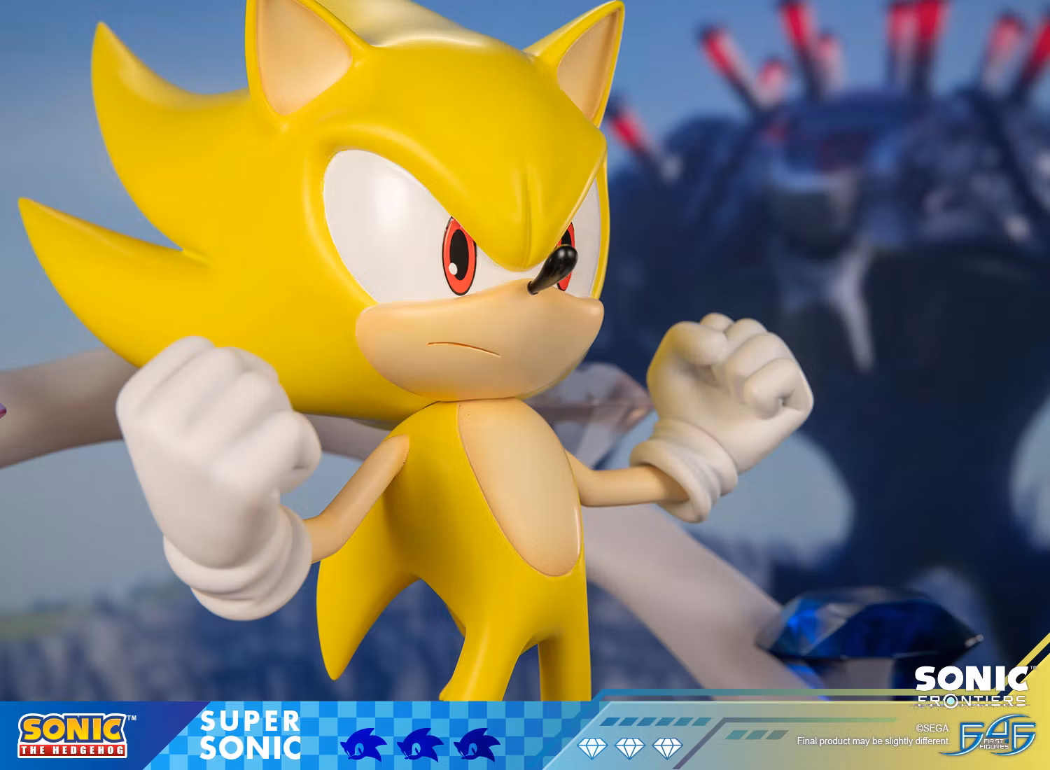 Sonic Frontiers Super Sonic Statue