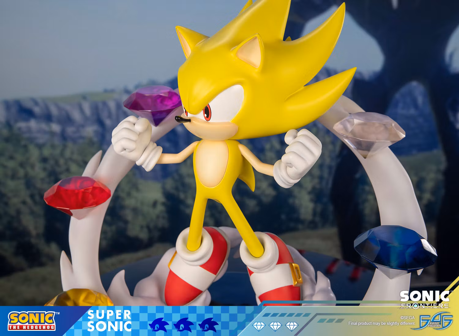 Sonic Frontiers Super Sonic Statue