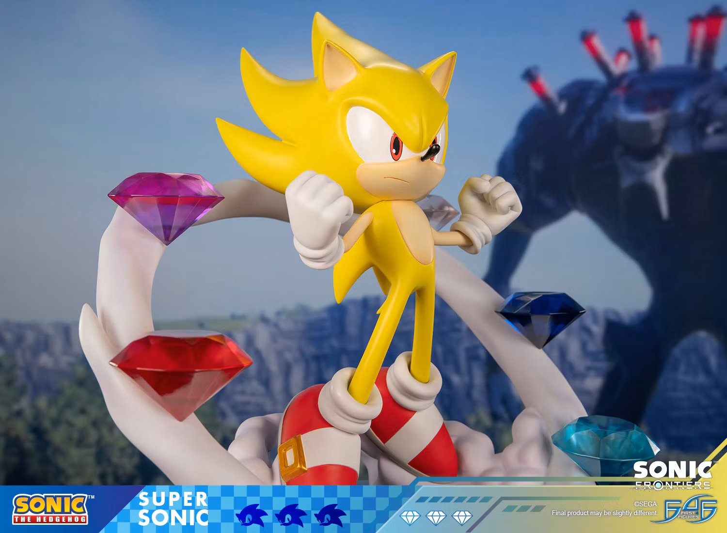 Sonic Frontiers Super Sonic Statue