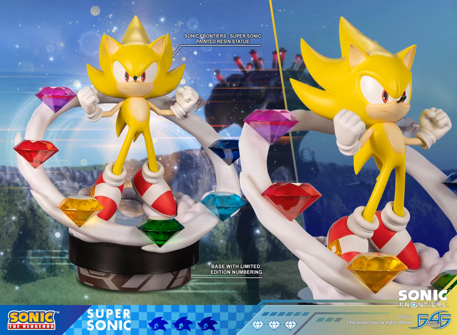 Sonic Frontiers Super Sonic Statue