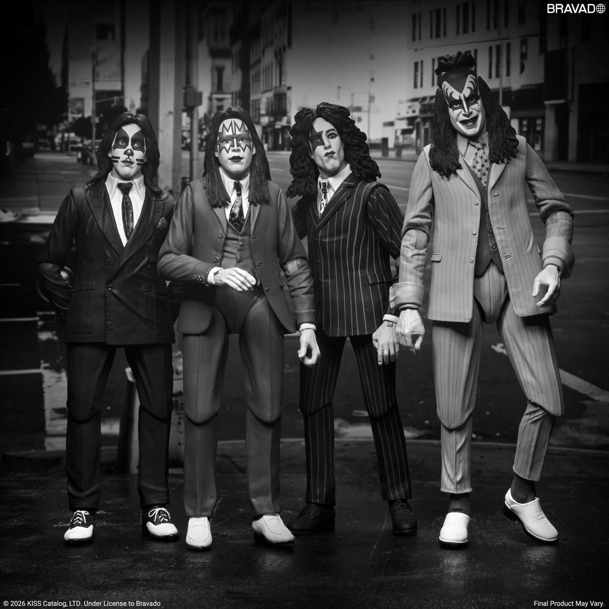KISS Dressed to Kill Action Figure Four-Pack