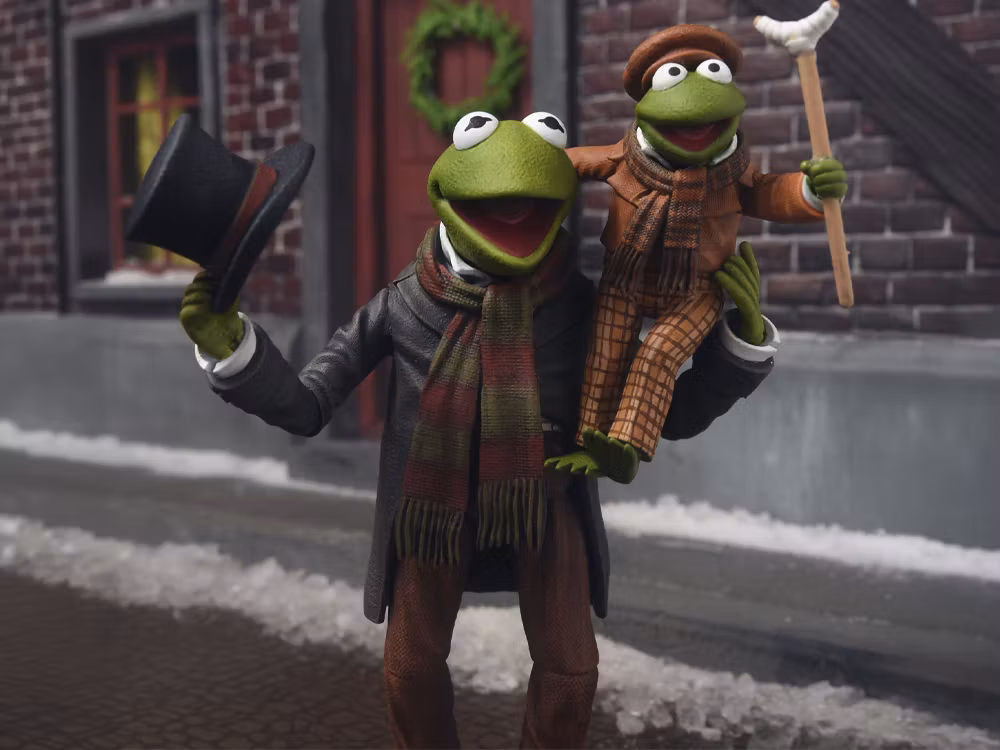 The Muppet Christmas Carol Ultimate Kermit as Bob Cratchit and Robin as Tiny Tim Action Figure Two-Pack