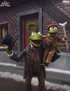 The Muppet Christmas Carol Ultimate Kermit as Bob Cratchit and Robin as Tiny Tim Action Figure Two-Pack