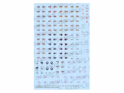 Megami Device M.S.G. Plastic Model Kit 1/1 Desire Maiden Raider Sugar Glaze Eye Decal Set