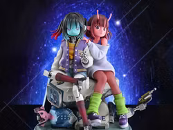 Milky Subway The Galactic Limited Express Chiharu & Makina Figure