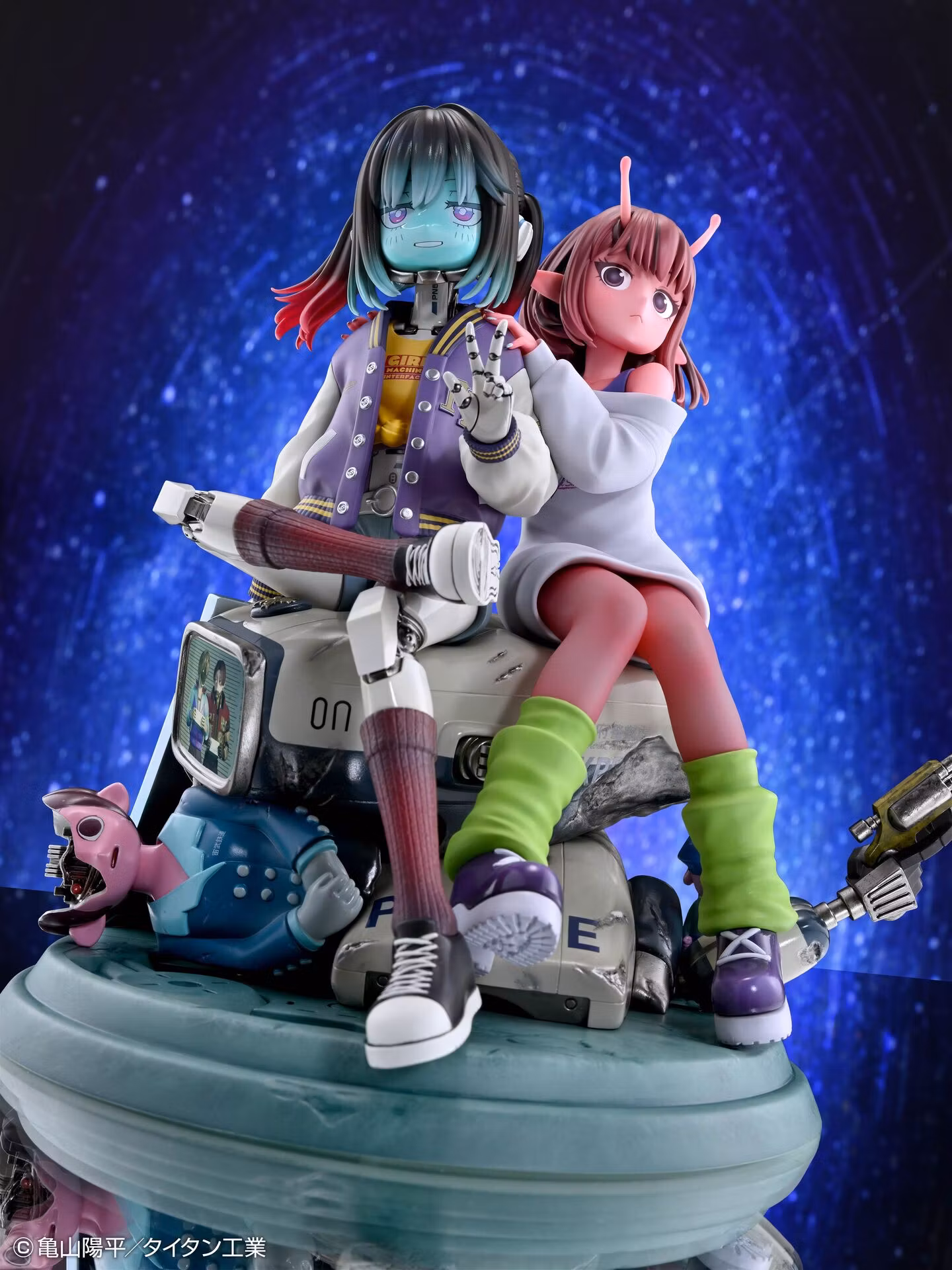 Milky Subway The Galactic Limited Express Chiharu & Makina Figure