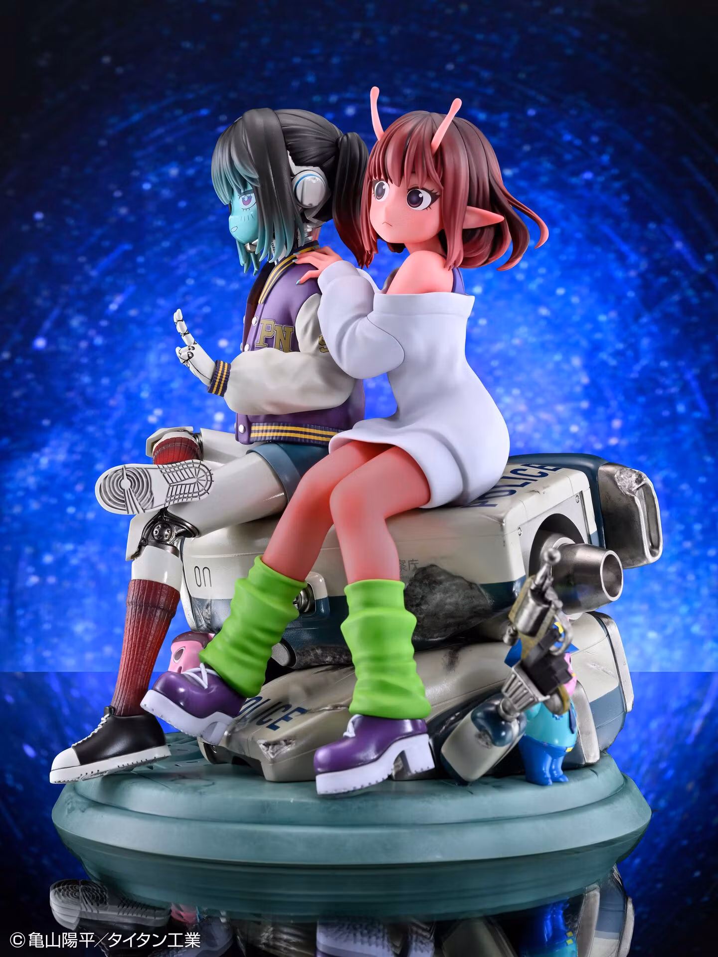 Milky Subway The Galactic Limited Express Chiharu & Makina Figure
