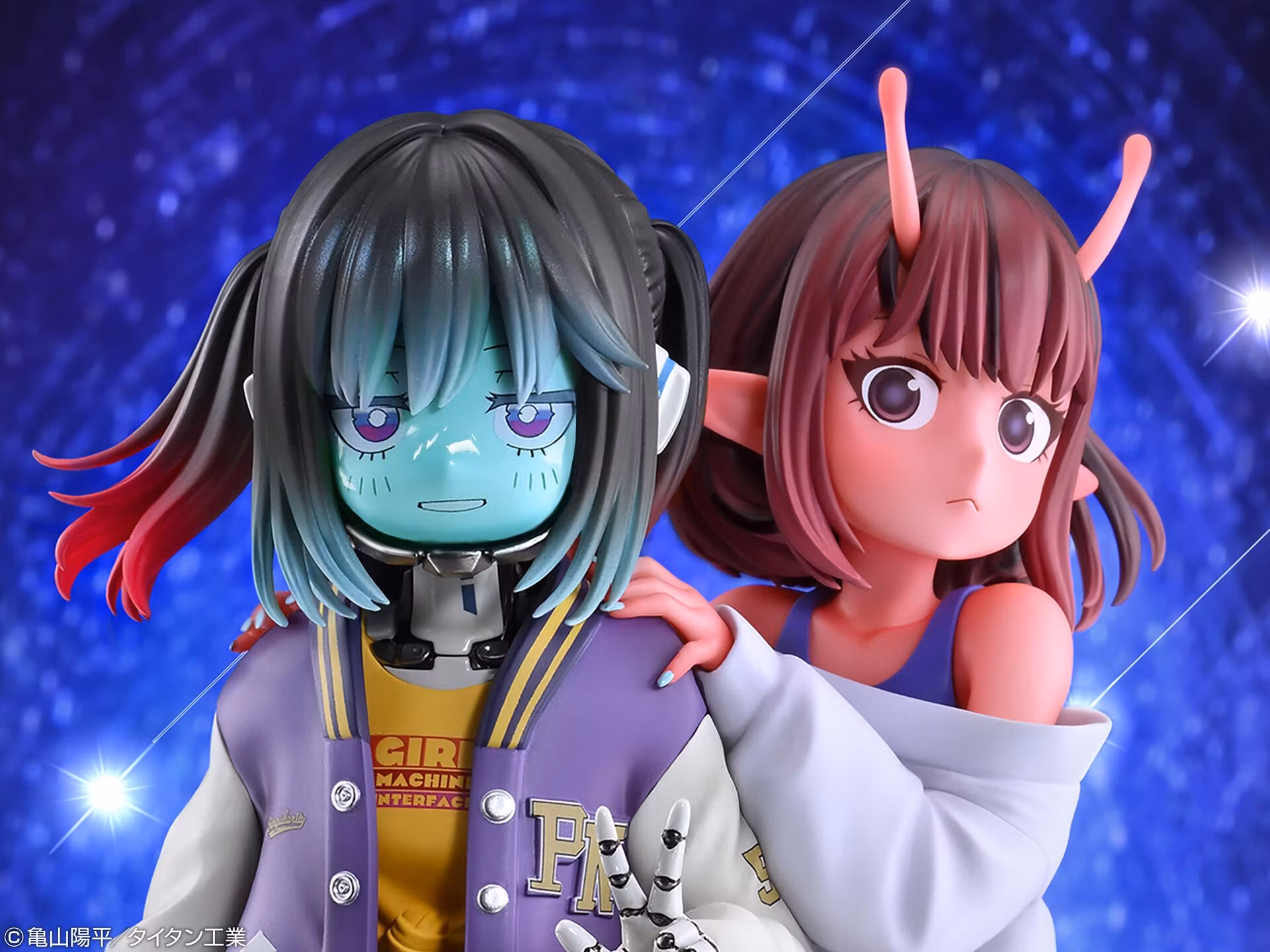 Milky Subway The Galactic Limited Express Chiharu & Makina Figure