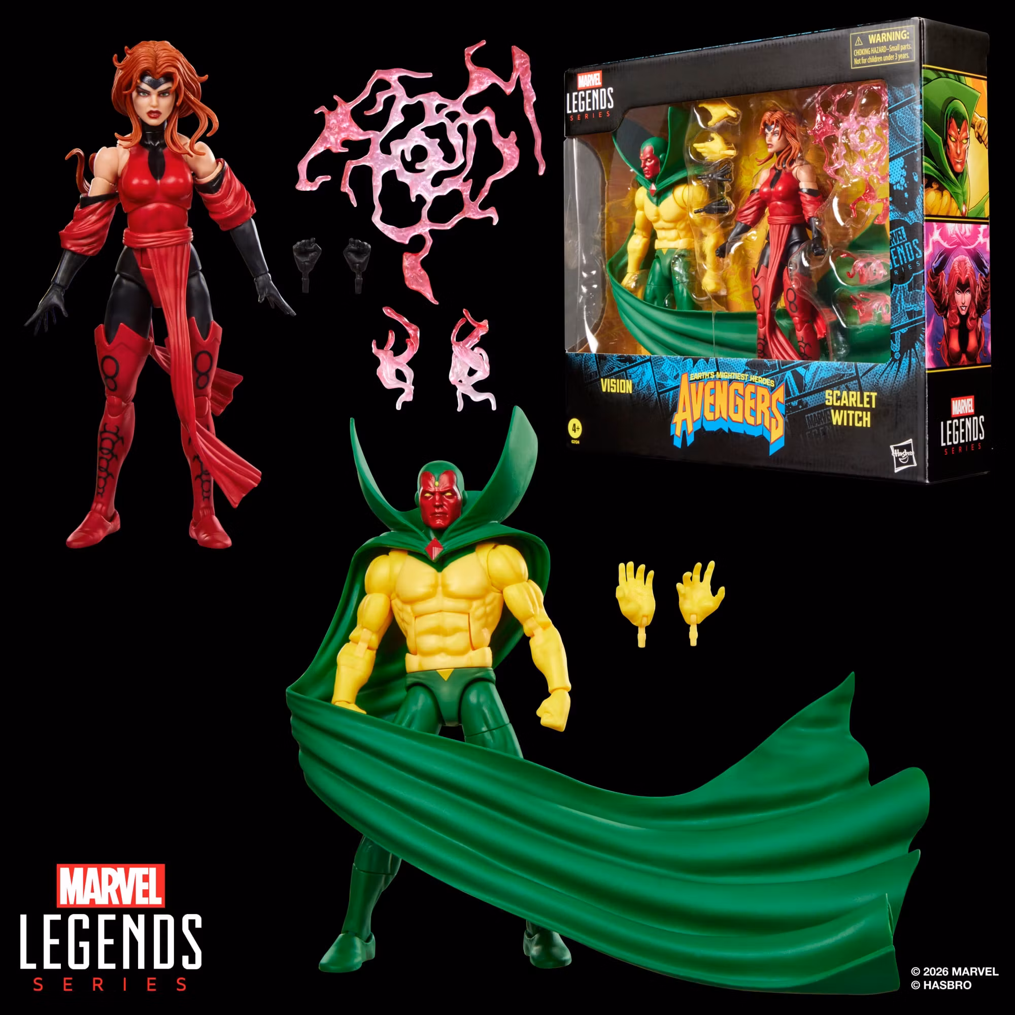 Avengers: The Crossing Marvel Legends Vision & Scarlet Witch Action Figure Two-Pack
