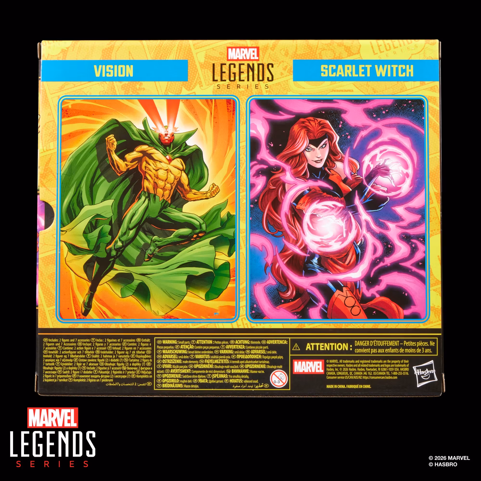 Avengers: The Crossing Marvel Legends Vision & Scarlet Witch Action Figure Two-Pack