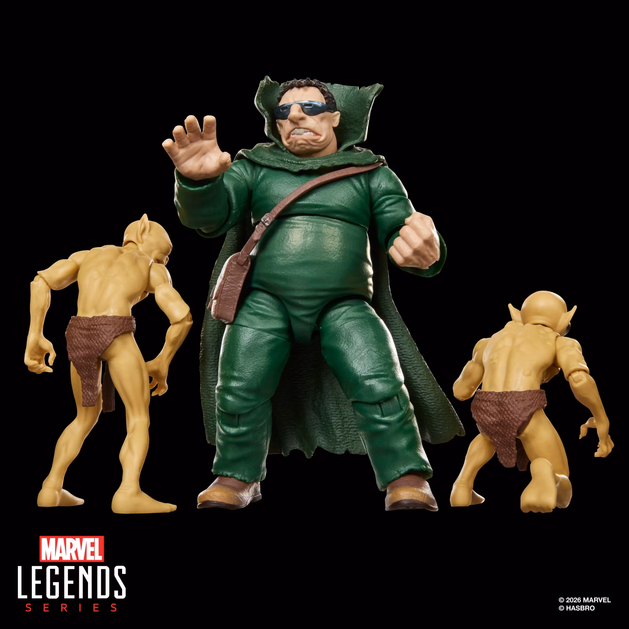 Fantastic Four Marvel Legends Mole Man & Moloids Action Figure Three-Pack