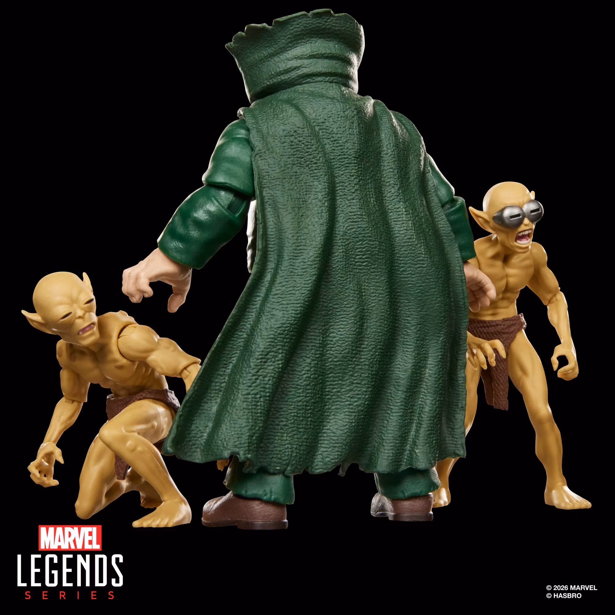 Fantastic Four Marvel Legends Mole Man & Moloids Action Figure Three-Pack