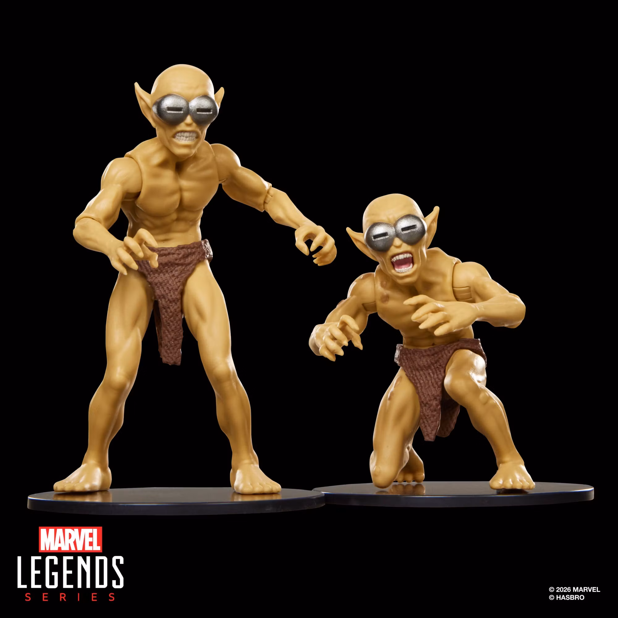 Fantastic Four Marvel Legends Mole Man & Moloids Action Figure Three-Pack