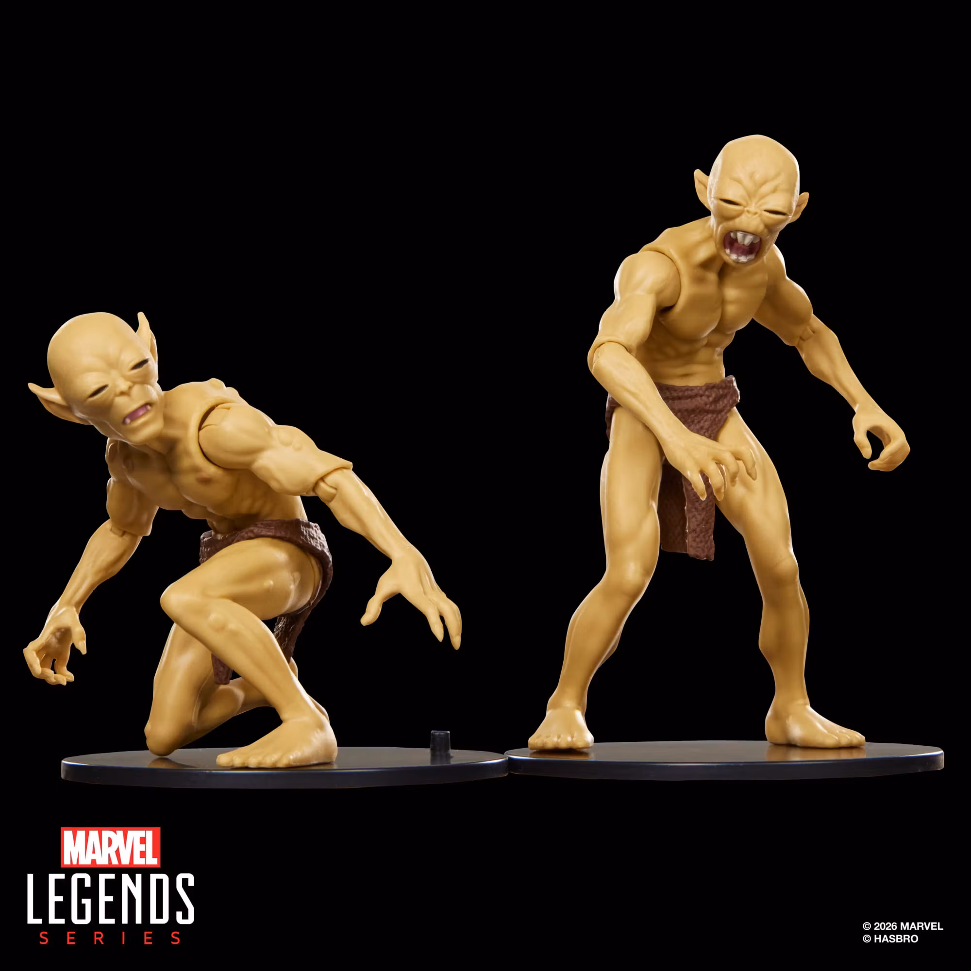 Fantastic Four Marvel Legends Mole Man & Moloids Action Figure Three-Pack