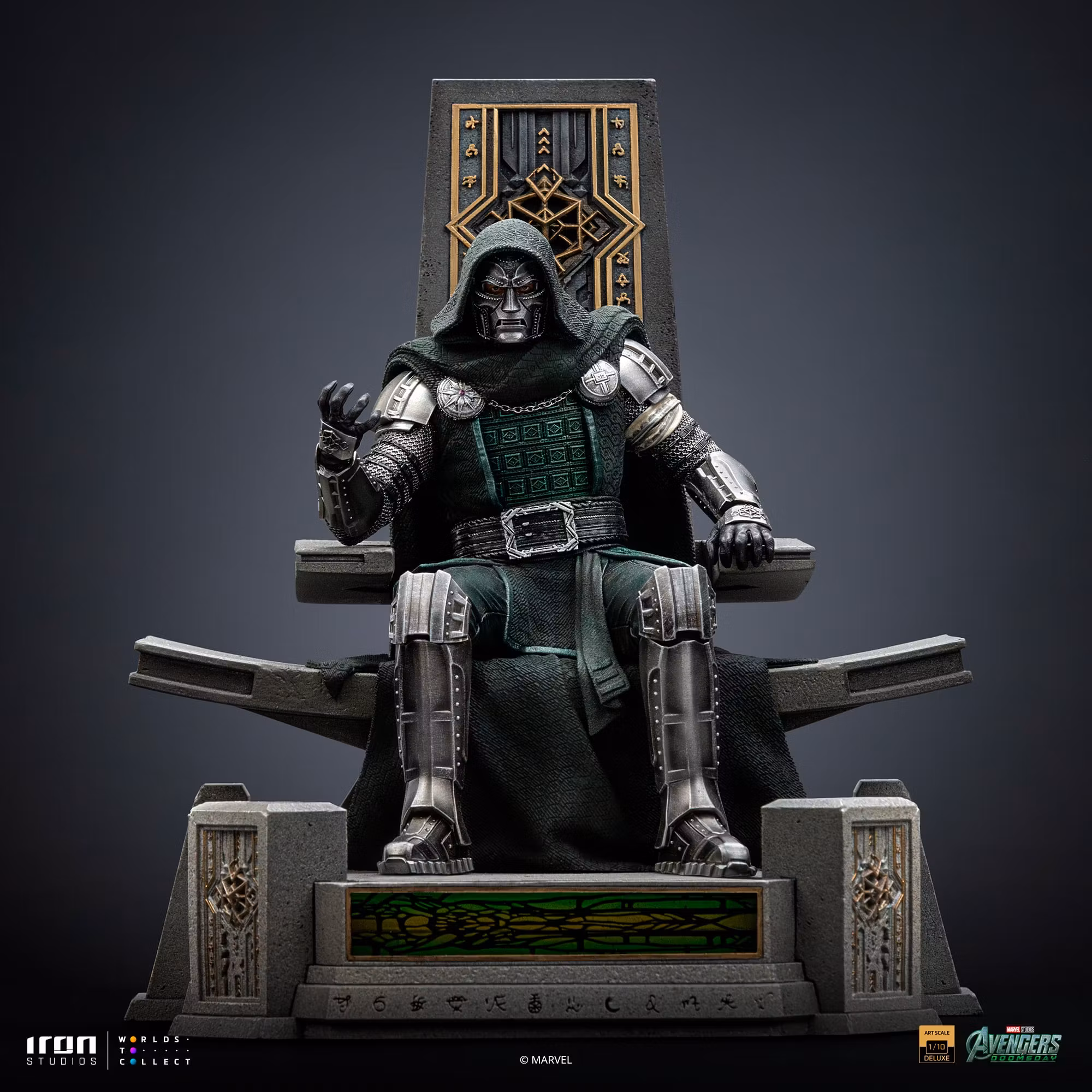 Avengers: Doomsday Doctor Doom on Throne 1/10 Art Scale Statue Numbered Edition