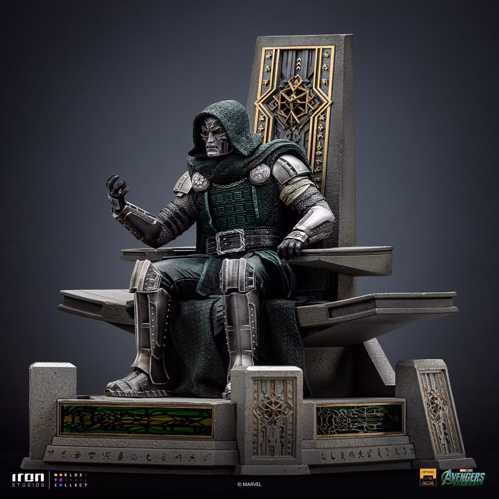 Avengers: Doomsday Doctor Doom on Throne 1/10 Art Scale Statue Numbered Edition