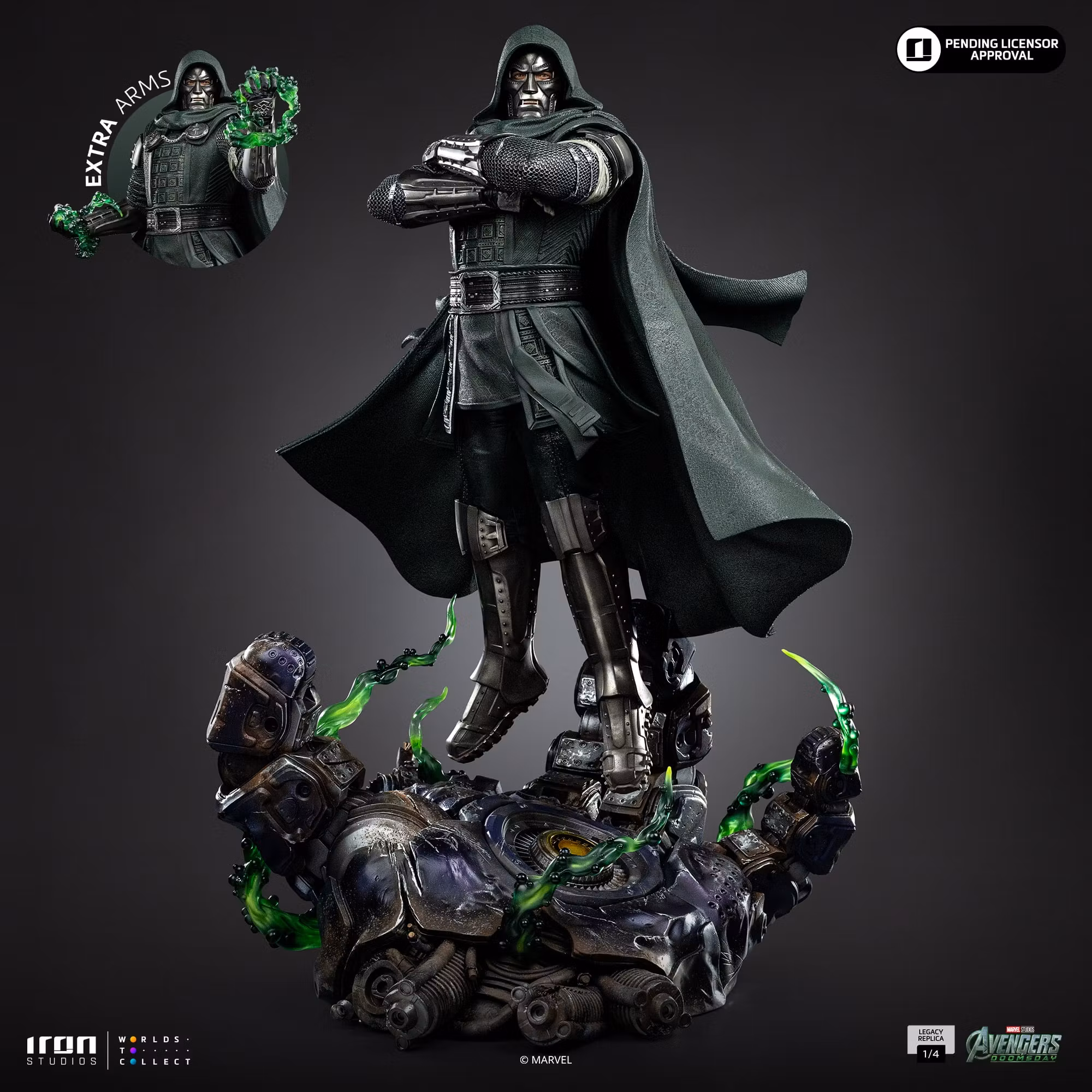 Avengers: Doomsday Legacy Replica Doctor Doom 1/4 Scale Statue