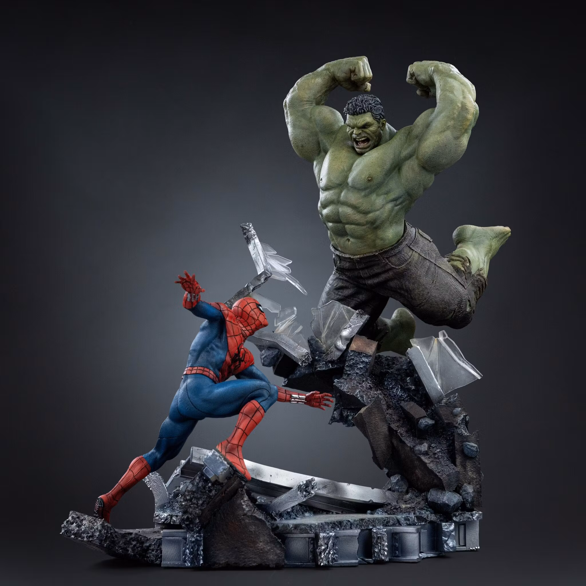 Spider-Man: Brand New Day Spider-Man vs Hulk 1/10 Art Scale Statue