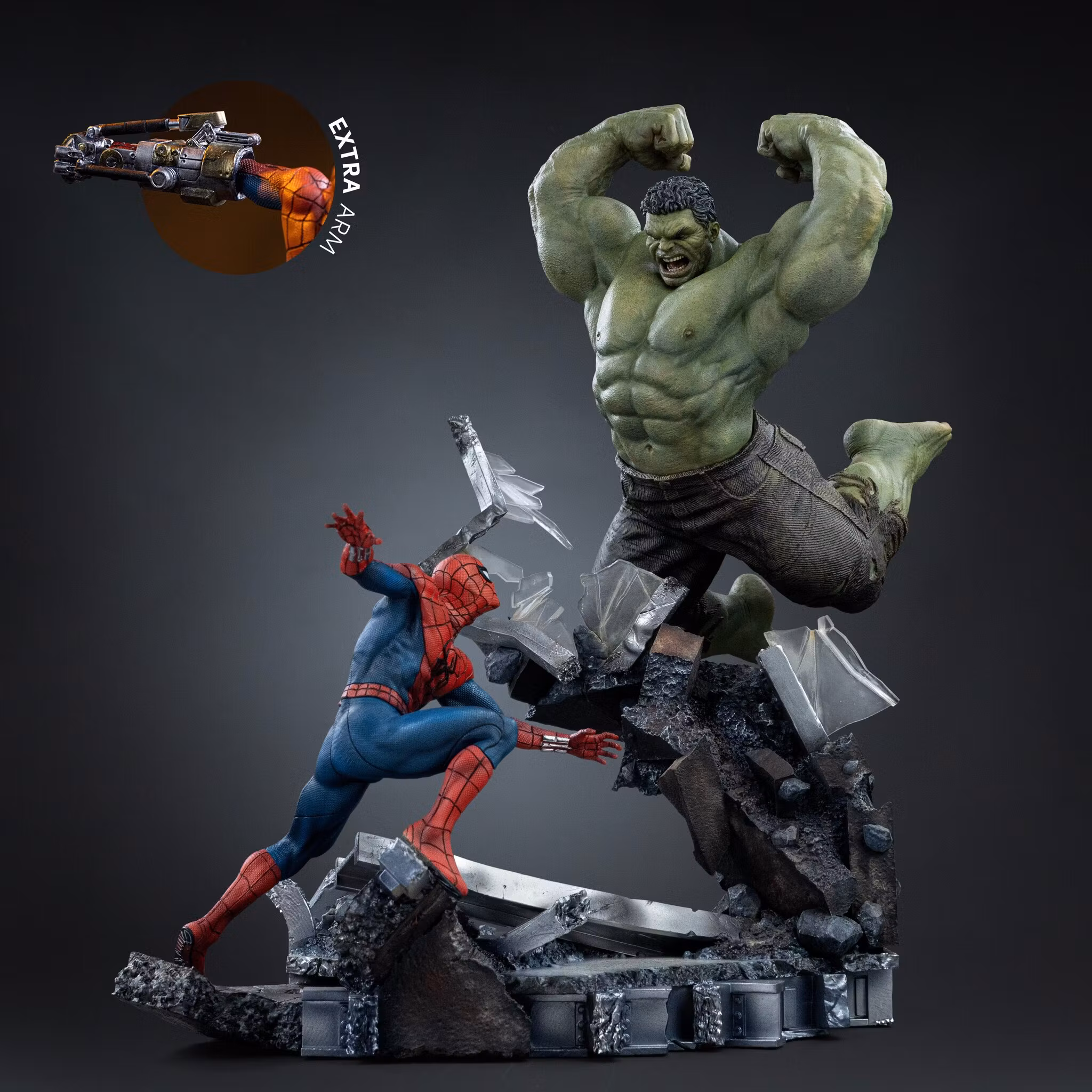 Spider-Man: Brand New Day Spider-Man vs Hulk 1/10 Art Scale Statue