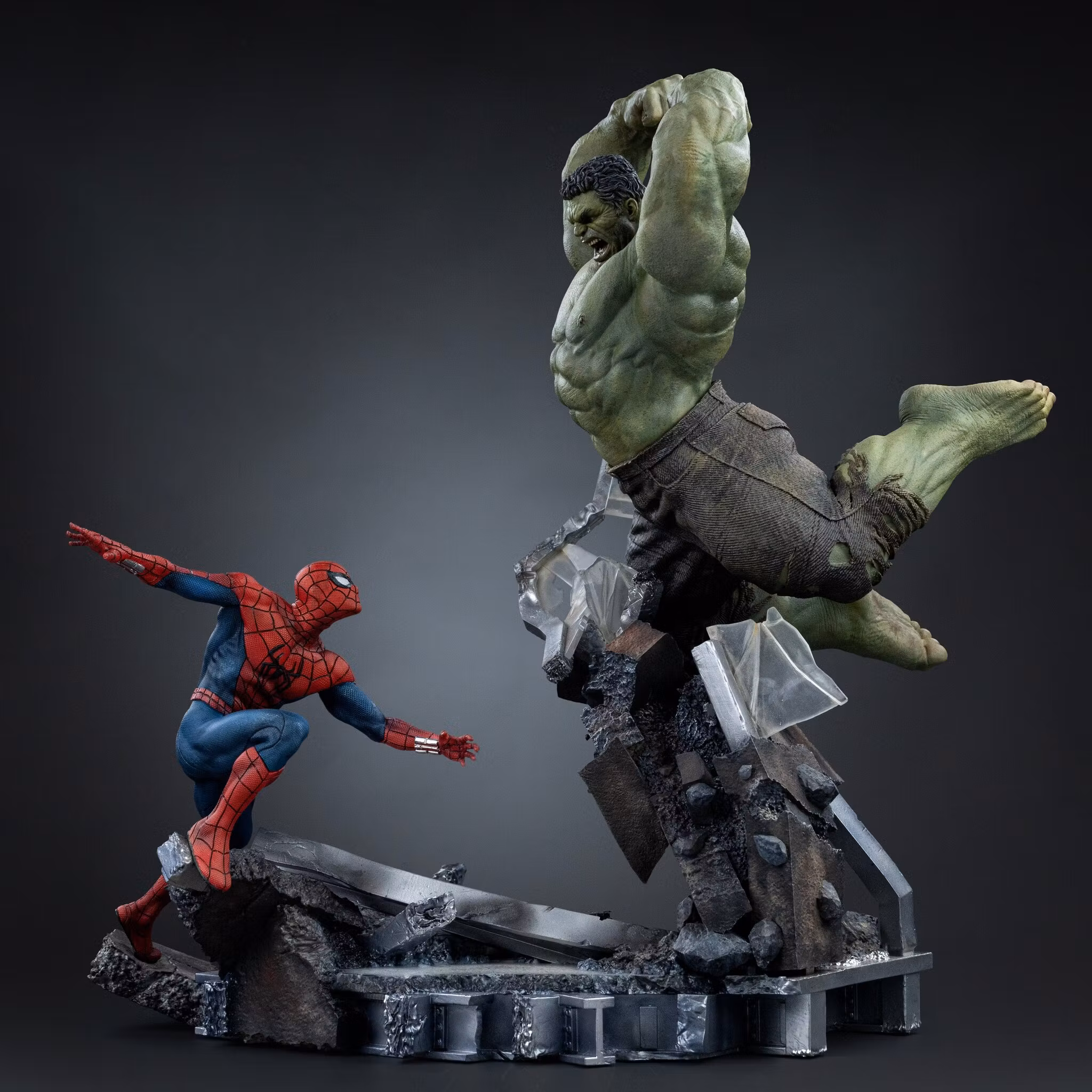 Spider-Man: Brand New Day Spider-Man vs Hulk 1/10 Art Scale Statue
